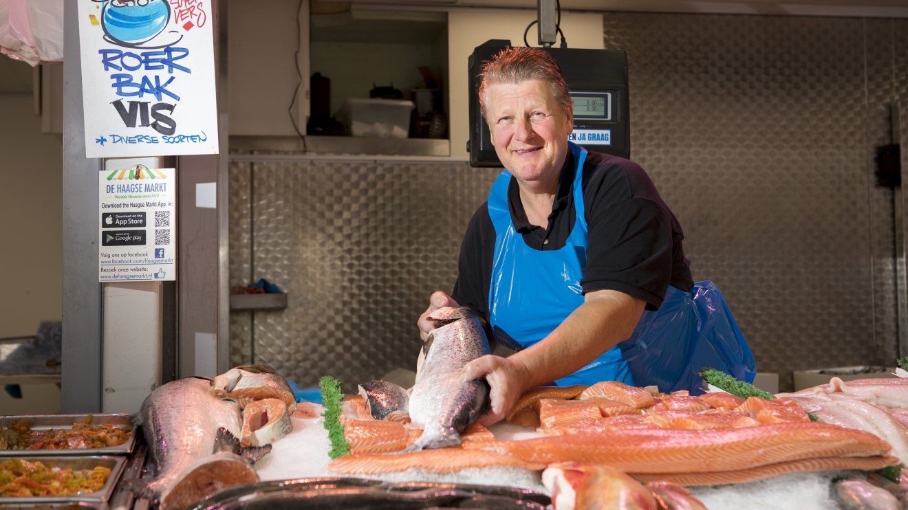 Vissen uit alle windstreken op de Haagse markt