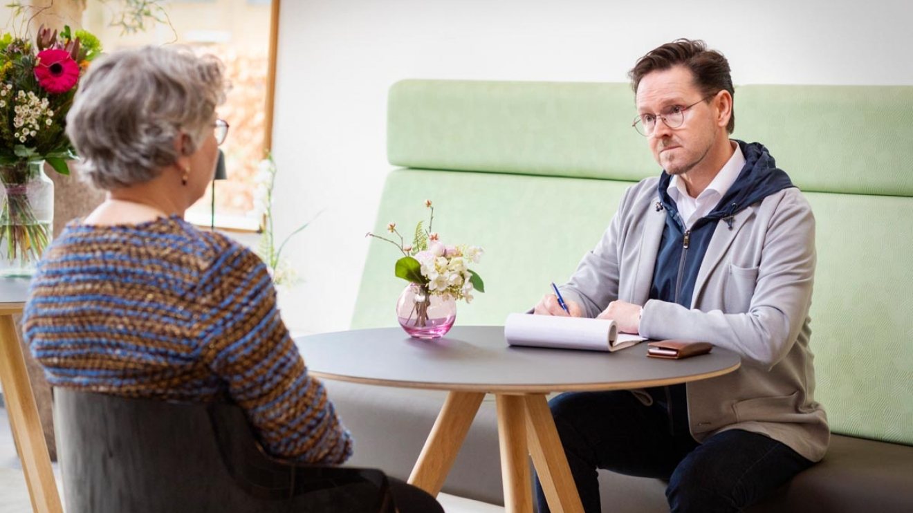 Ledenconsulenten Remco Harms en Lydia Huijser